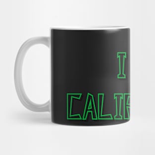 I green heart California Mug